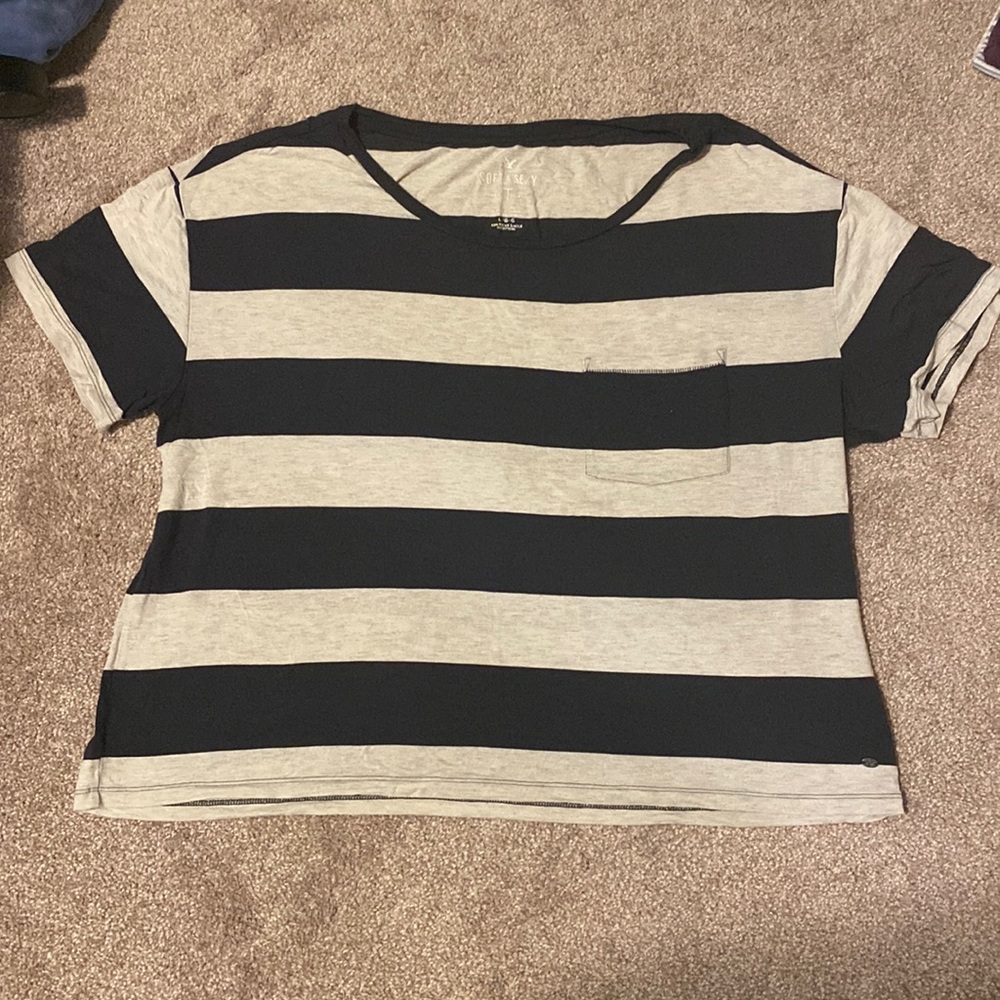 Striped T-shirt. Super soft and comfy. Bought at American Eagle